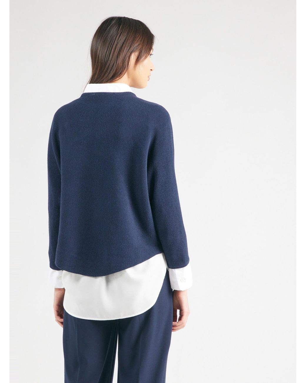 Fransa Blue Pullover Sinja