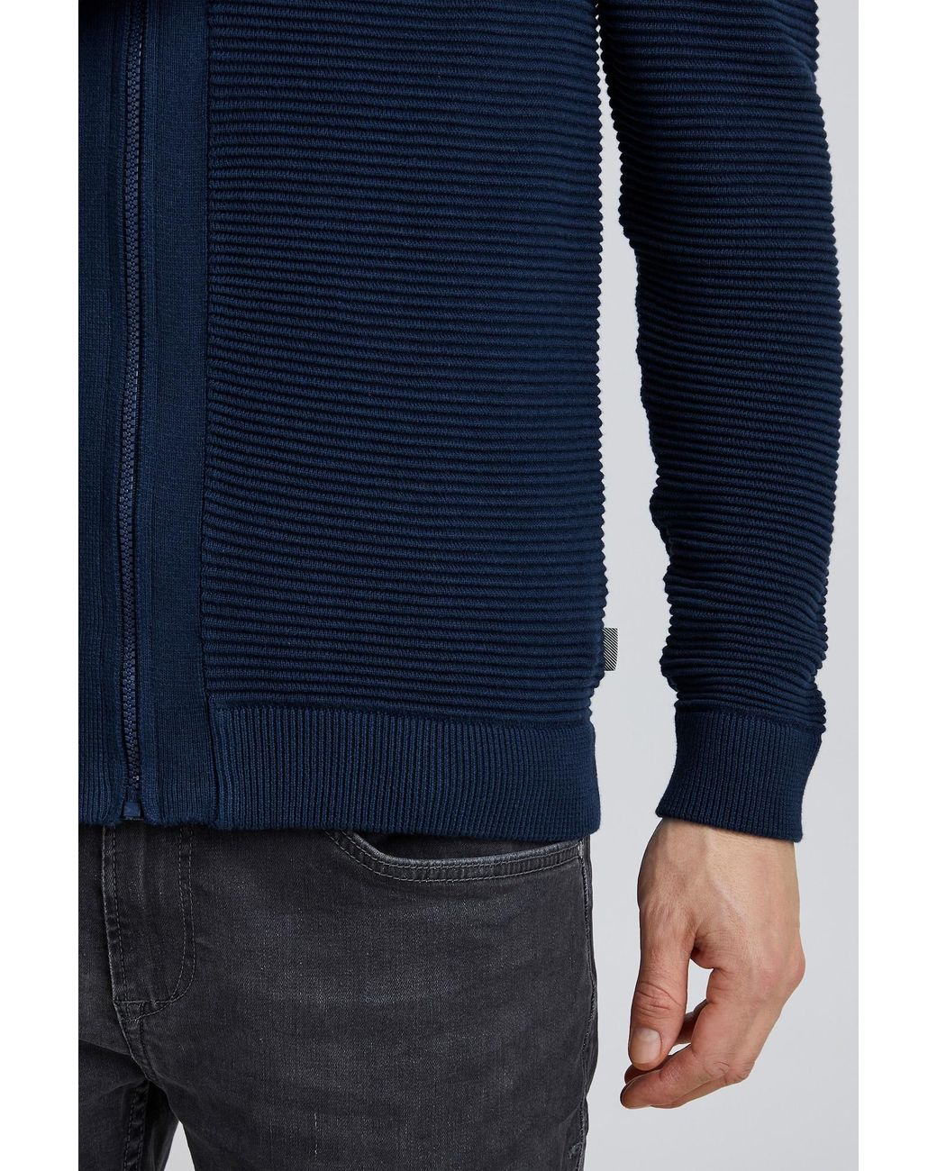 Solid Strickjacke Nicklas in Blue für Herren