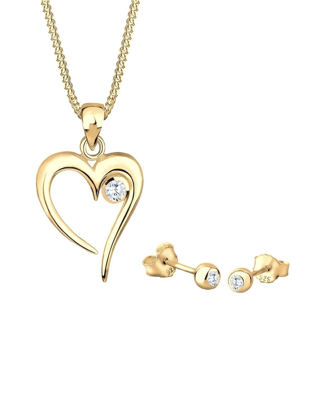 Elli Jewelry Metallic Schmuckset