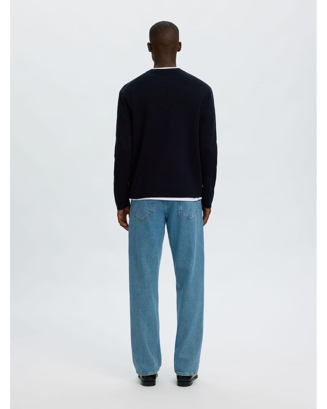 SELECTED Pullover in Black für Herren