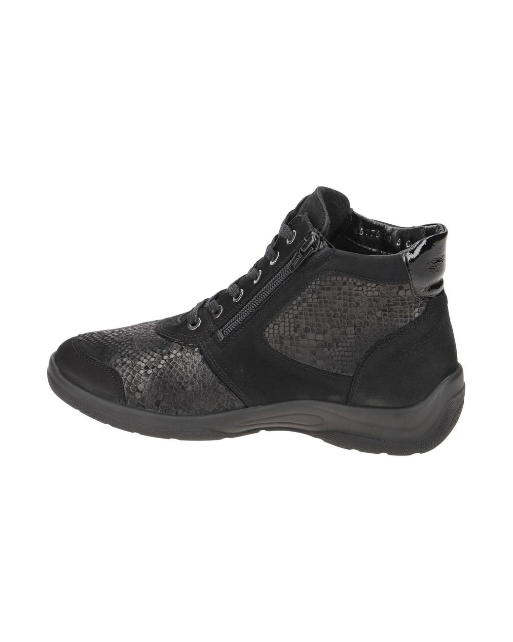 Waldläufer Black Boots Hesna Stiefelette Orthotritt H-Weite