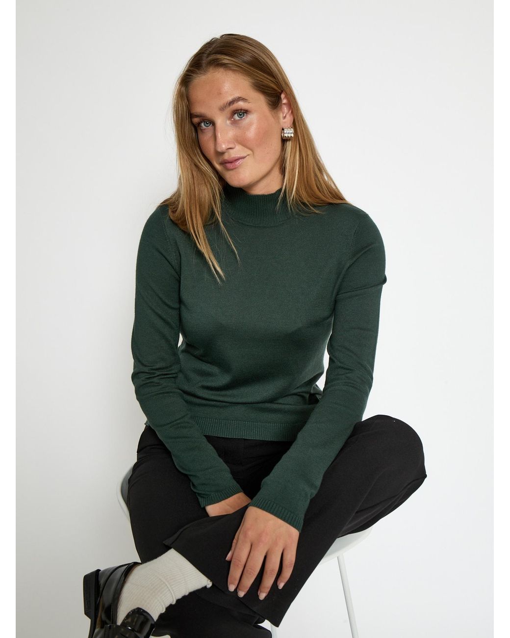 Minus Green Pullover Lana