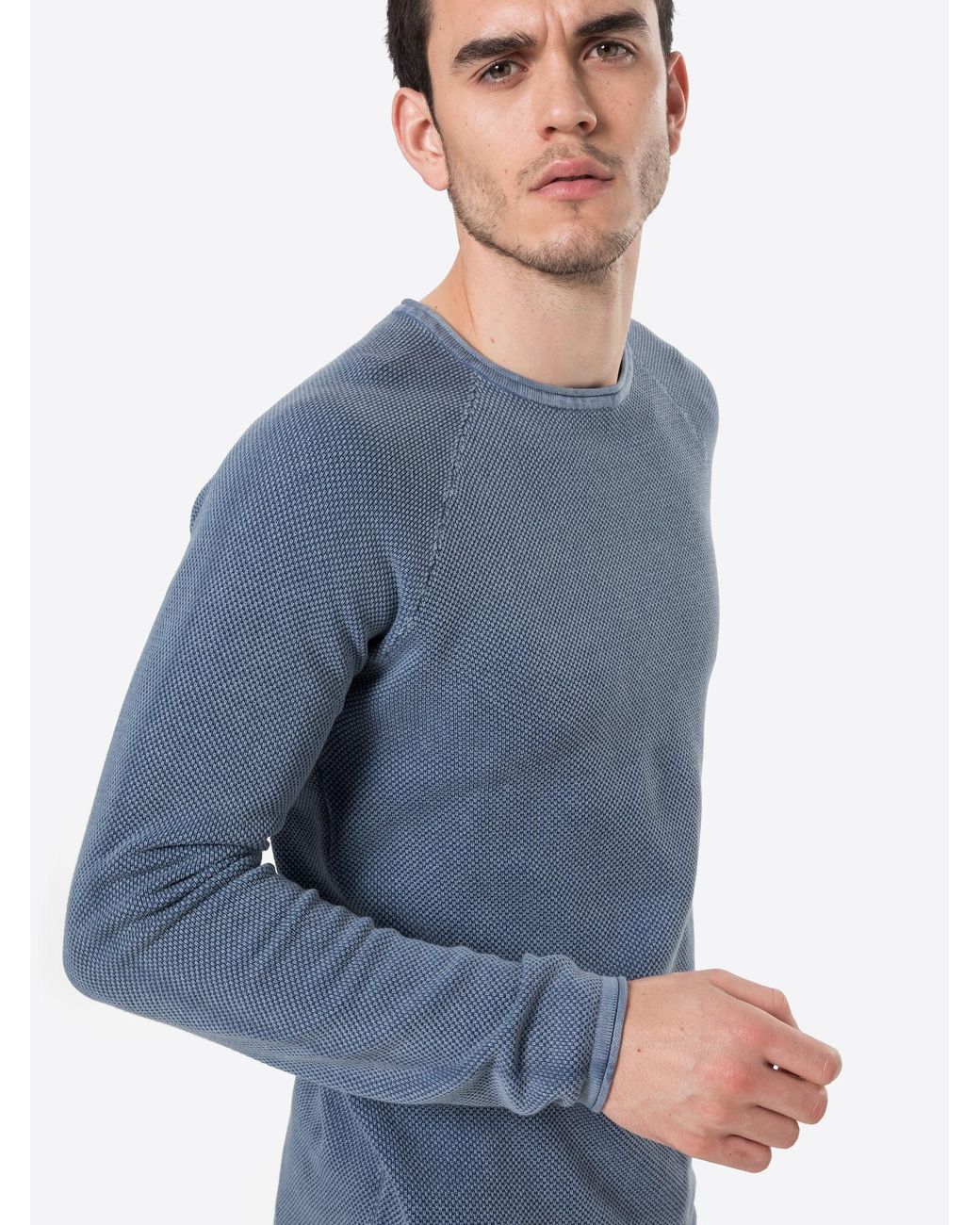 Key Largo Pullover Thomas in Blue für Herren