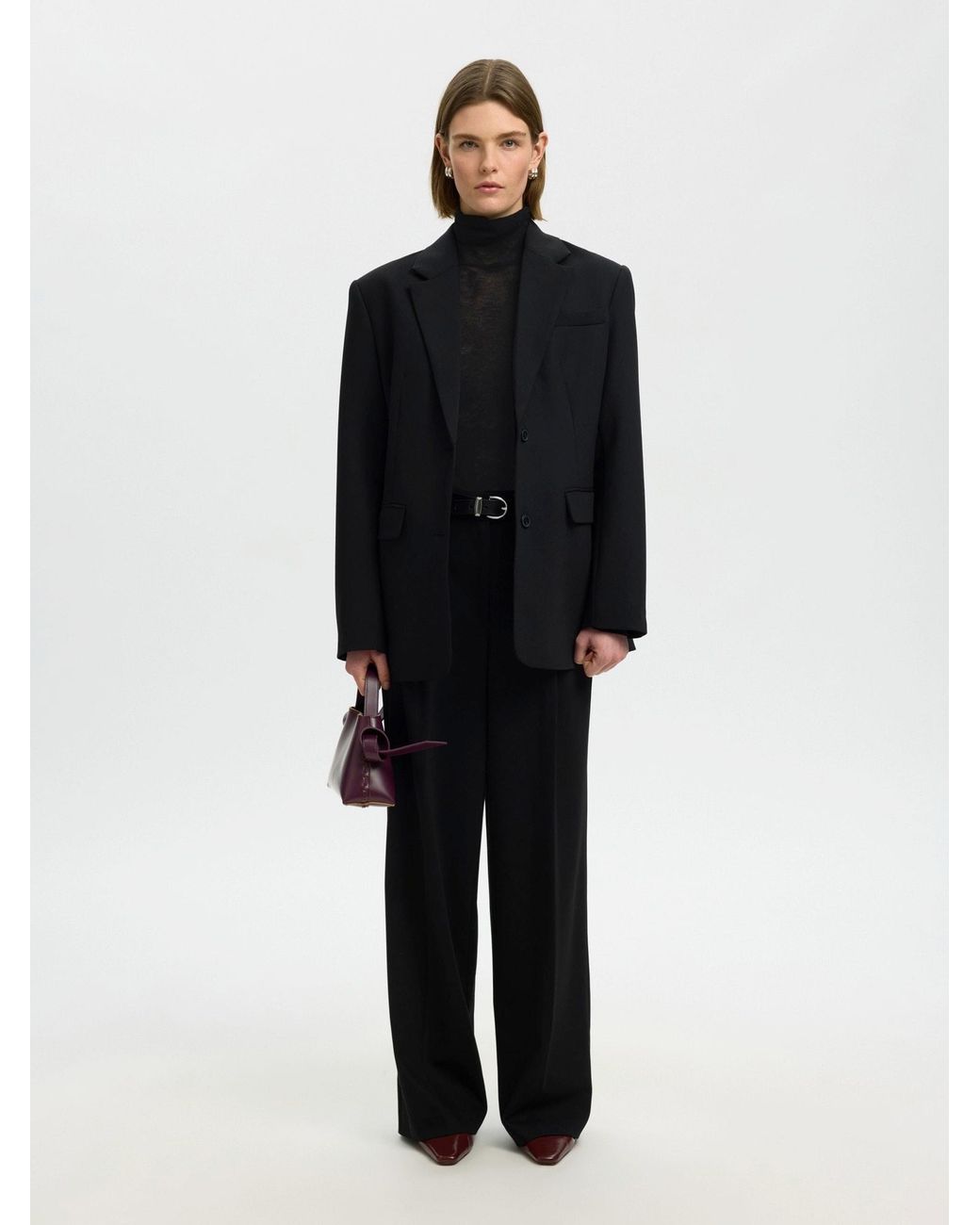 SELECTED Black Pullover Vendy