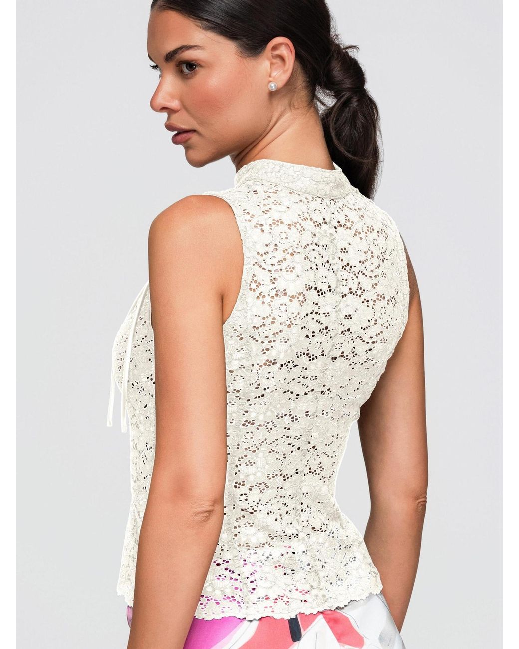 Ombre Natural Bluse