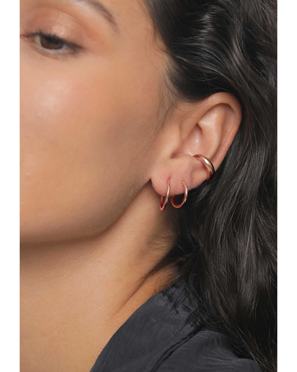Elli Jewelry Pink Ohrringe Creolen