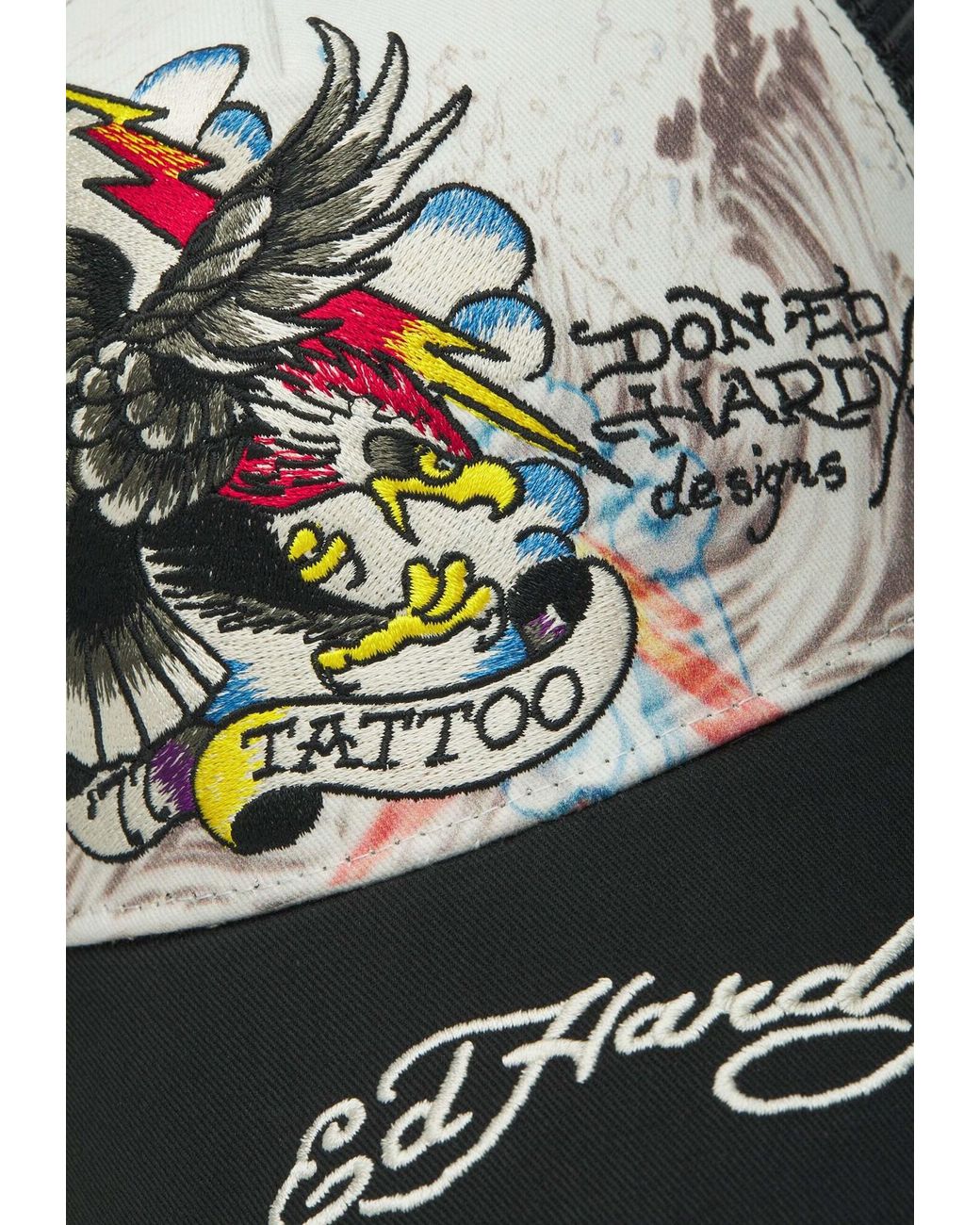 Ed Hardy Black Cap Tattoo Eagle