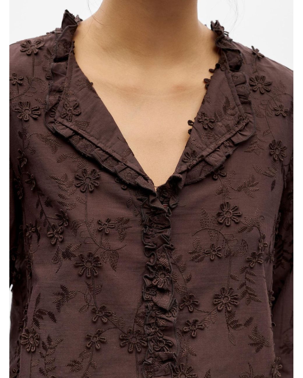 Object Brown Bluse Objkarli