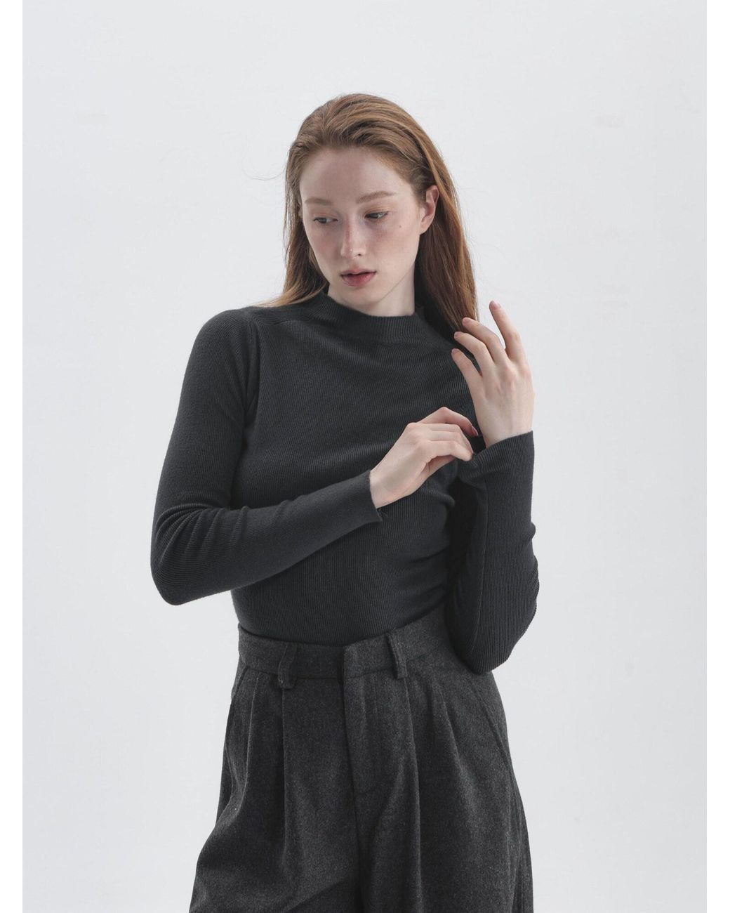 TorWeit Black Pullover Winter Layer Top