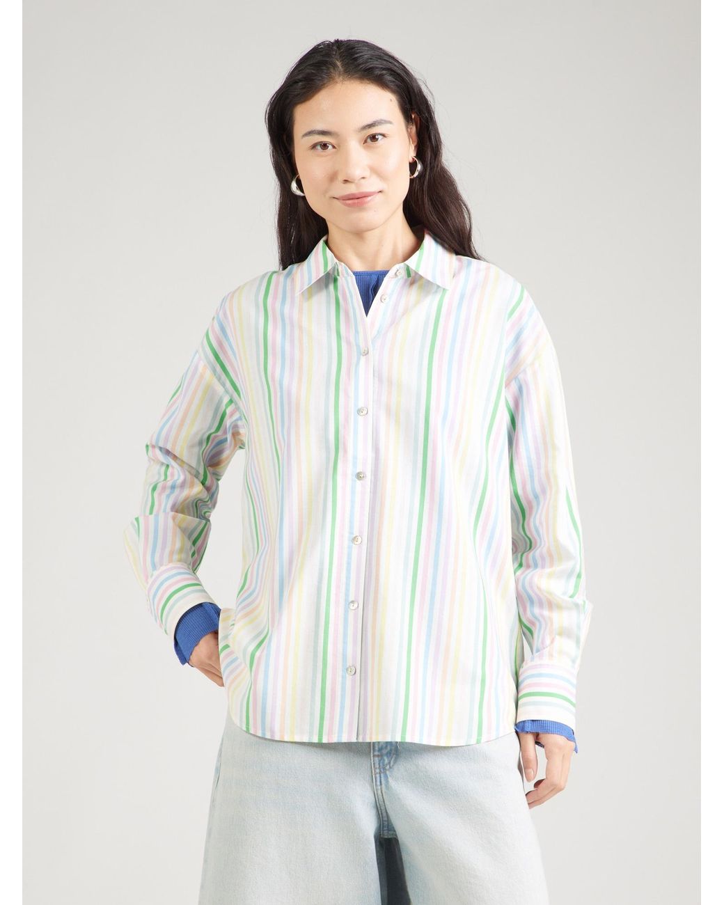 Numph Blue Bluse Trillo