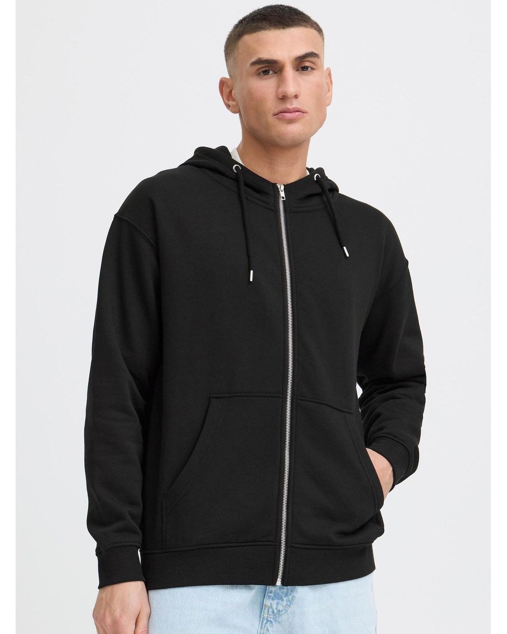 Solid Sweatjacke Sd Lenz in Black für Herren