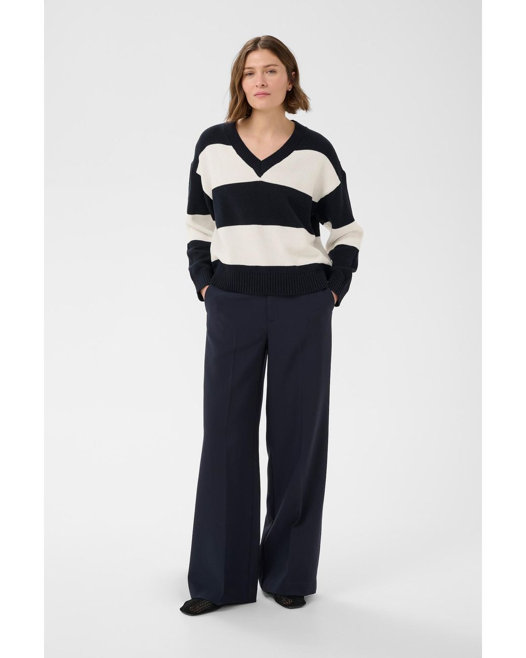 Part Two Blue Pullover Bismilpw