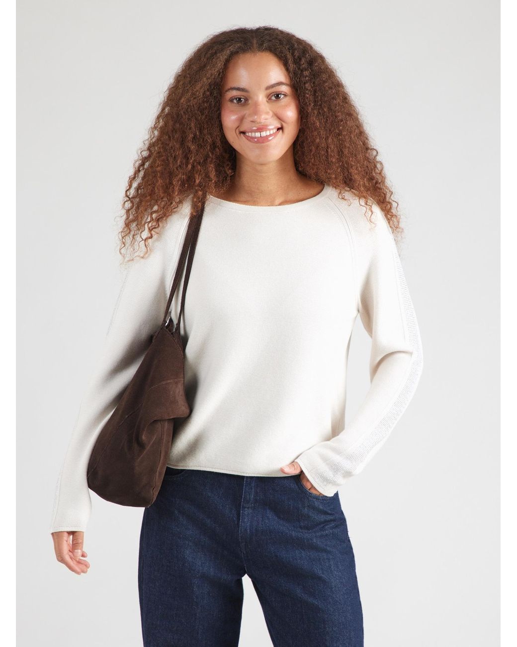 Monari White Pullover