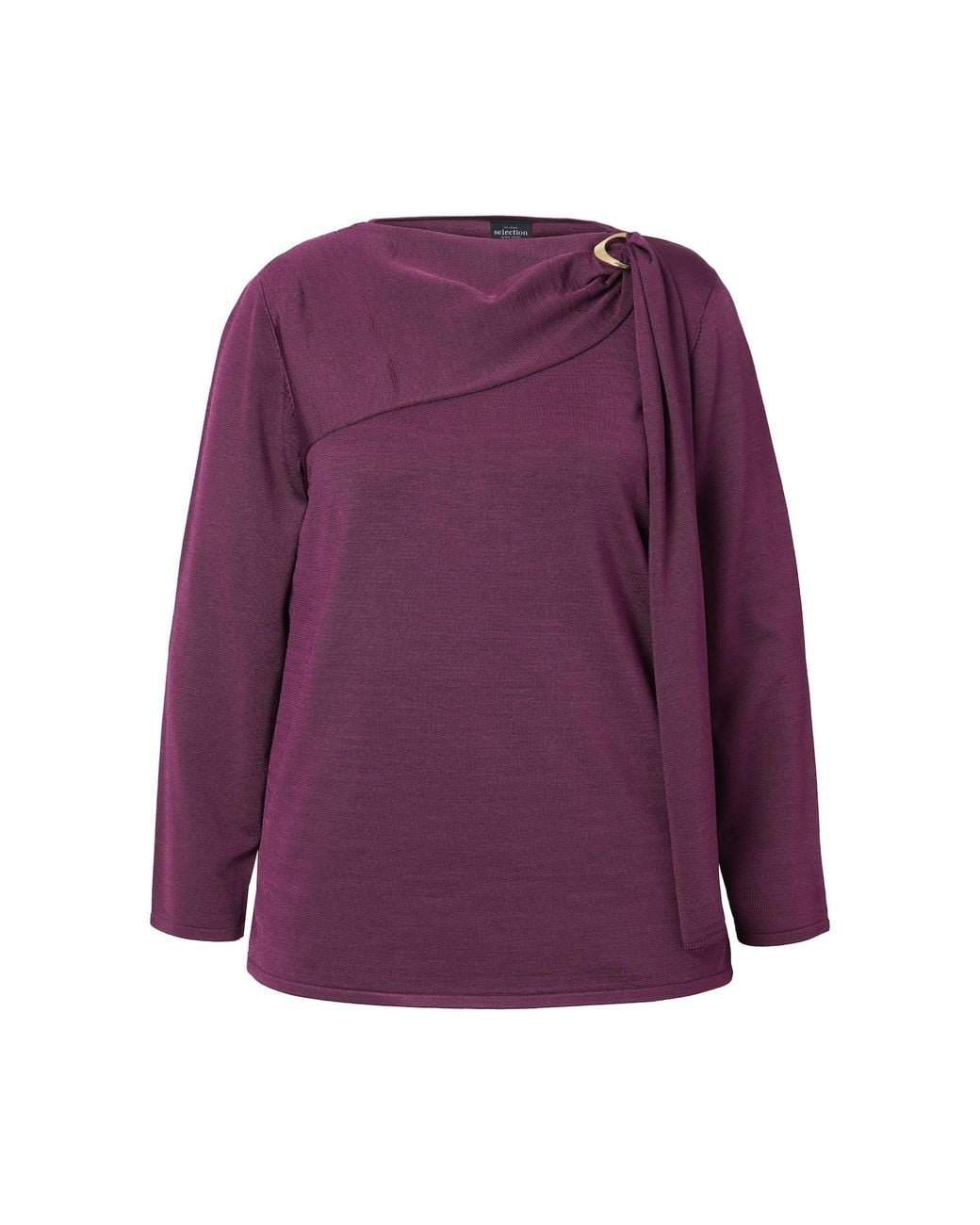 Ulla Popken Purple Pullover