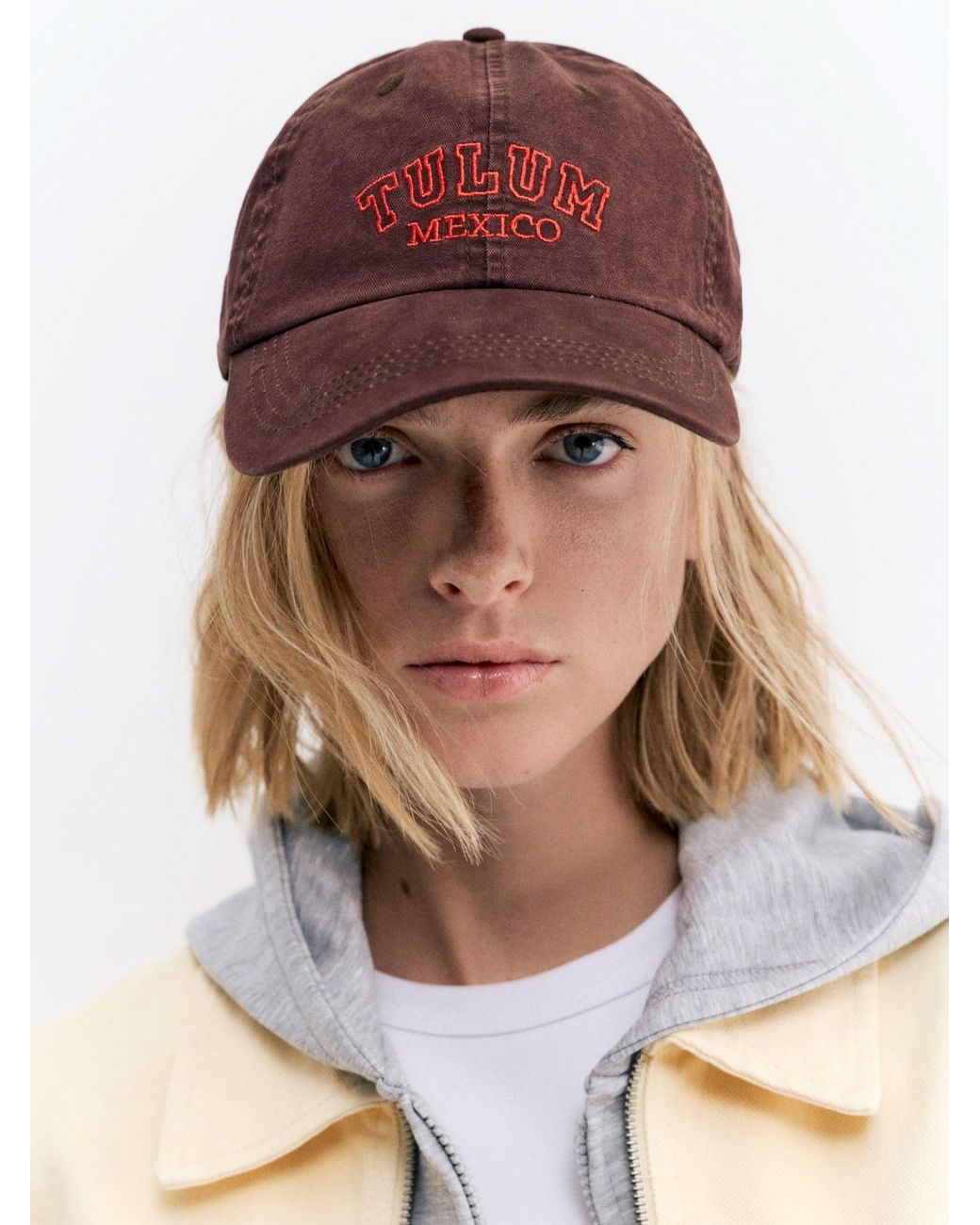 Pull&Bear Red Cap Tulum Mexico