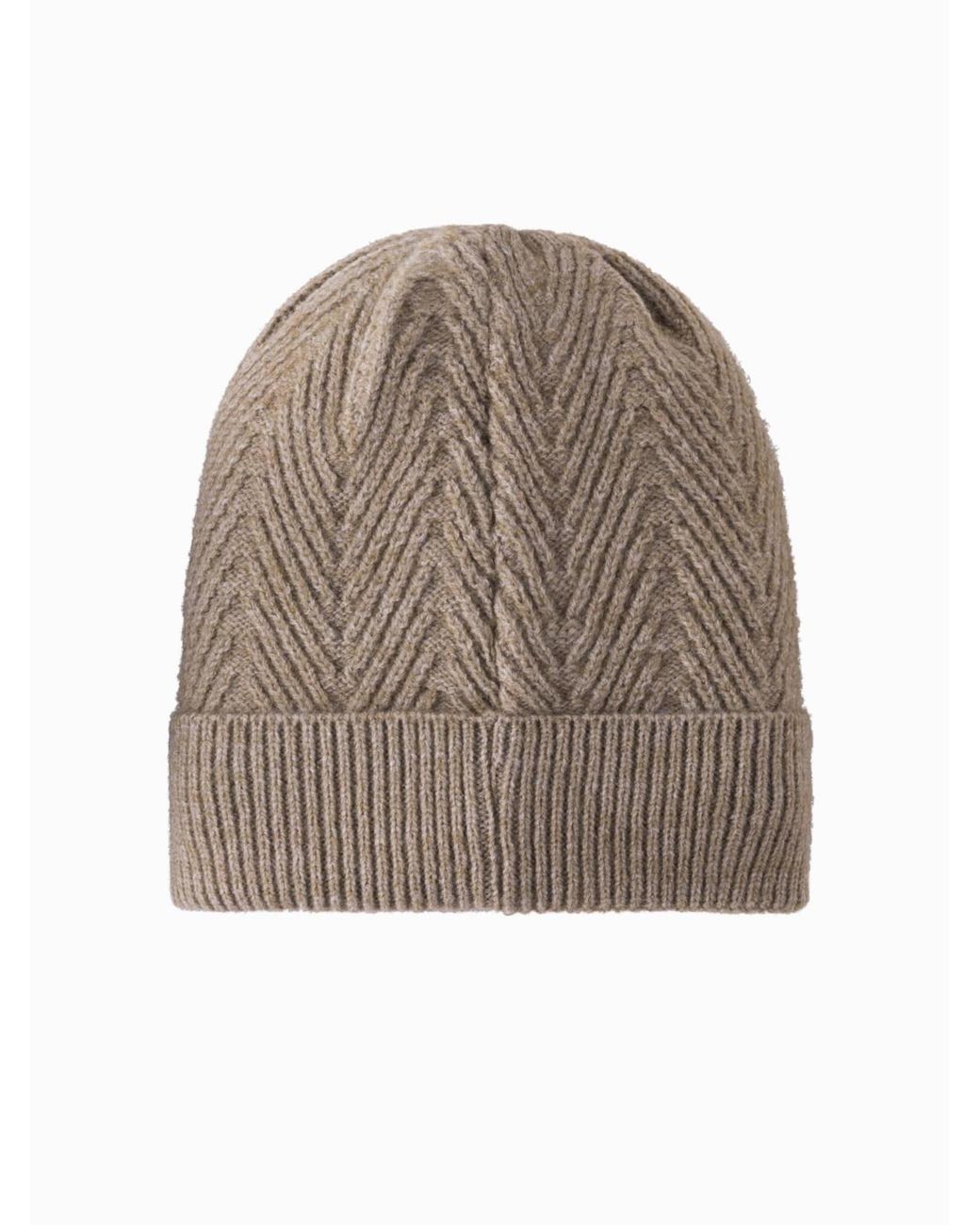Ombre Mütze in Brown für Herren