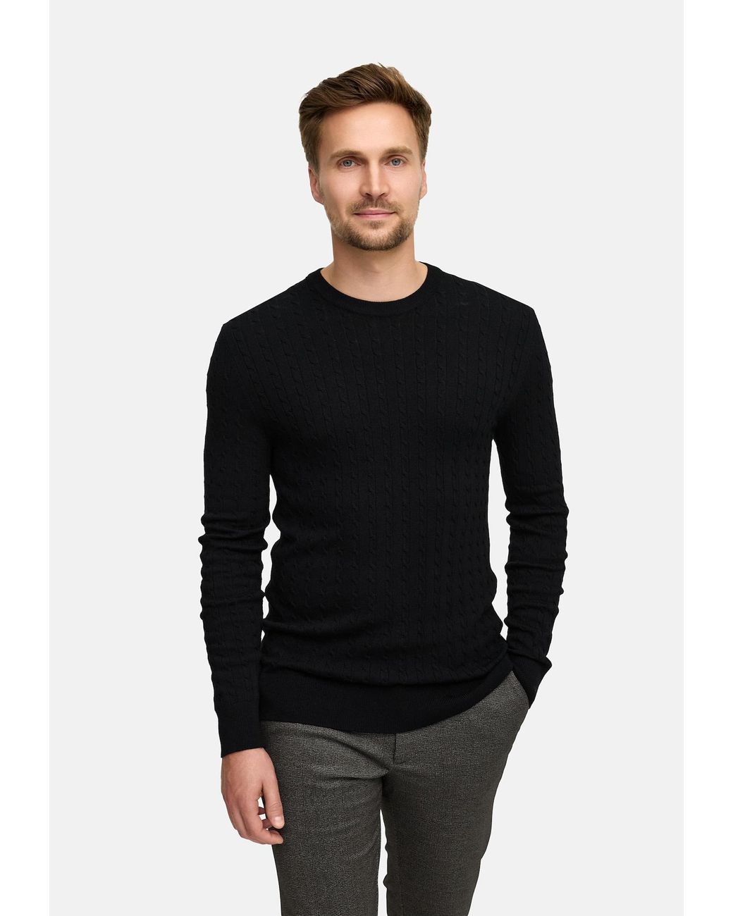 JEFF Pullover Camden in Black für Herren