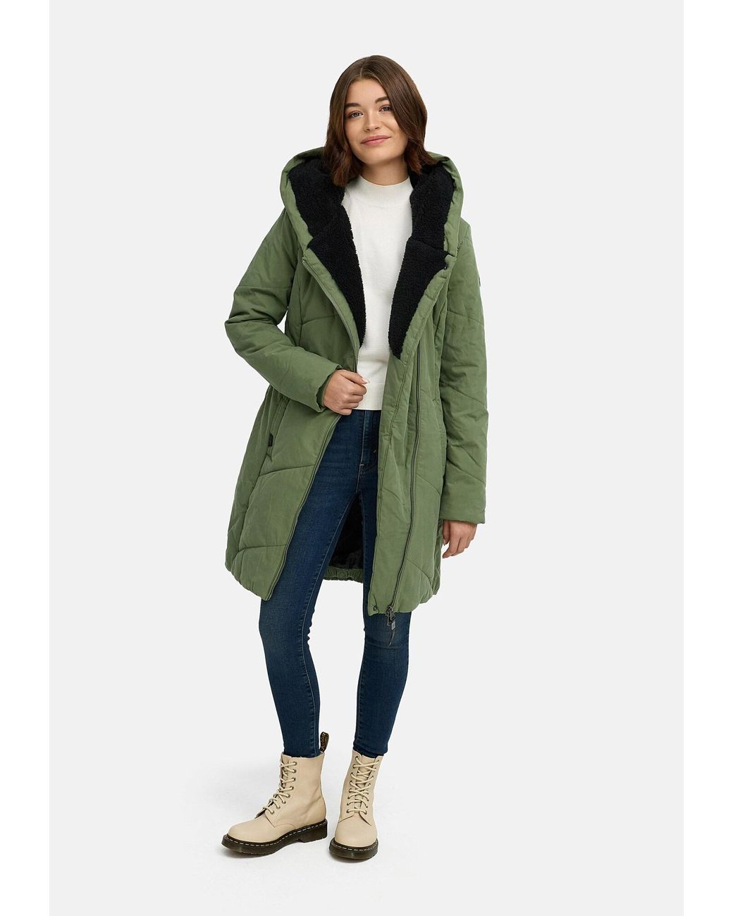 Ragwear Green Wintermantel Gordon