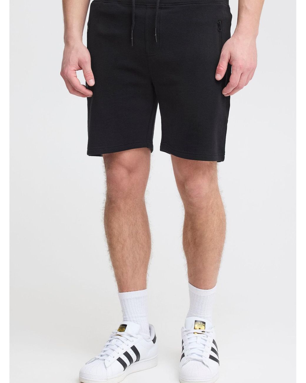 Solid Sweatshorts Taras in Black für Herren