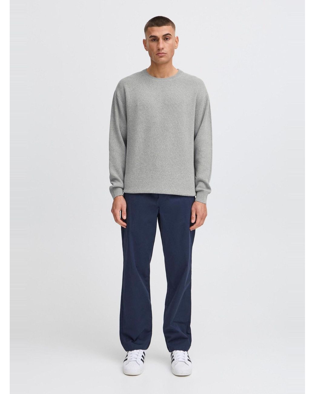 Solid Pullover Sdfinnetado in Gray für Herren