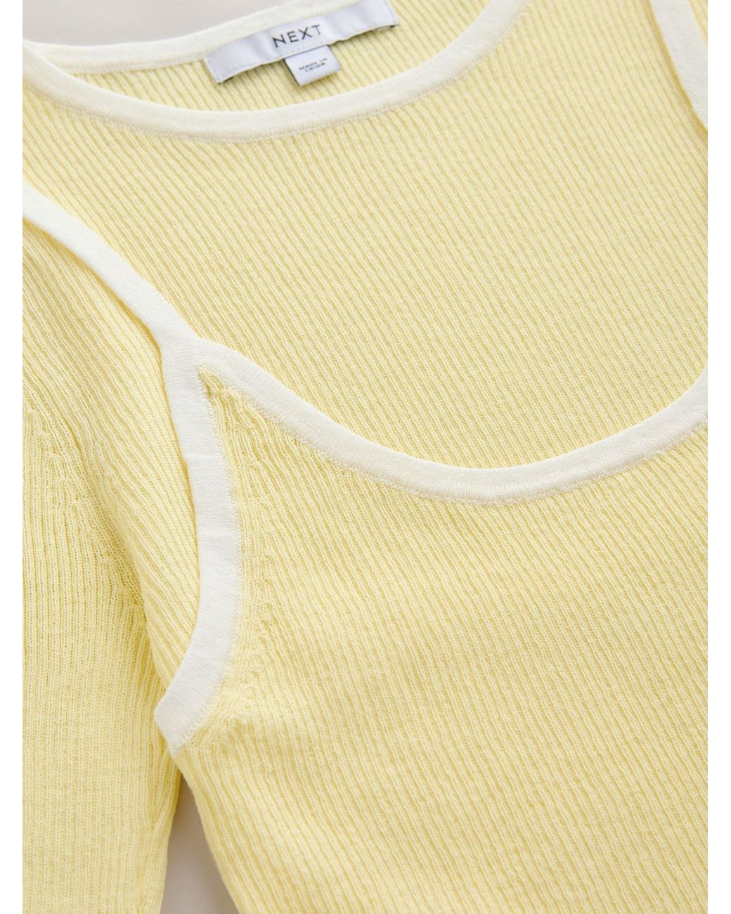 Next Yellow Pullover