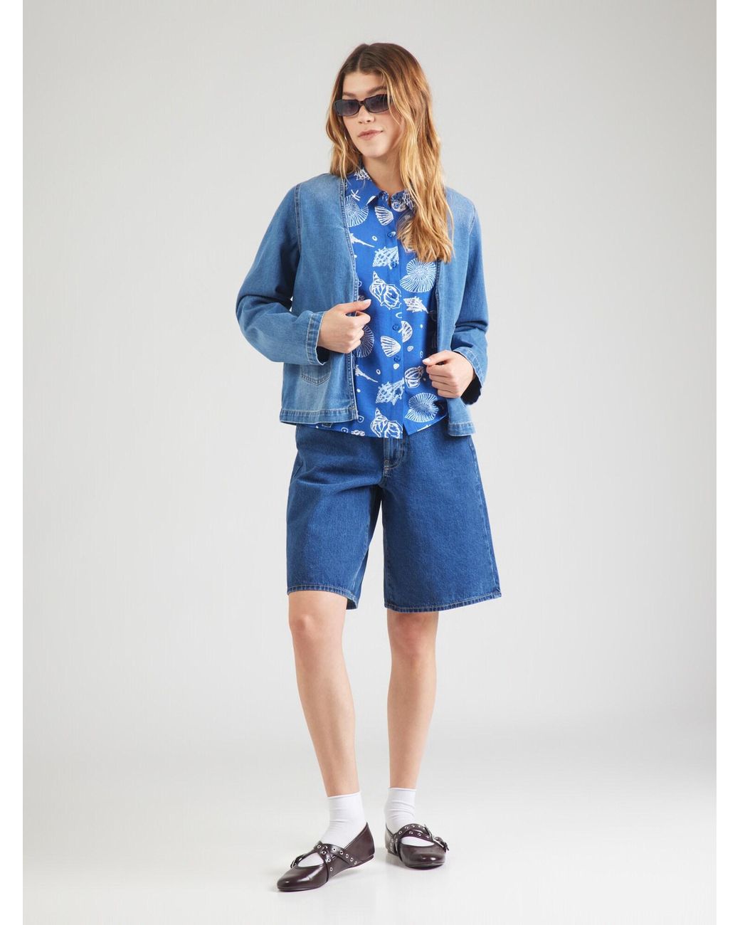 Vero Moda Blue Bluse Vmseashell