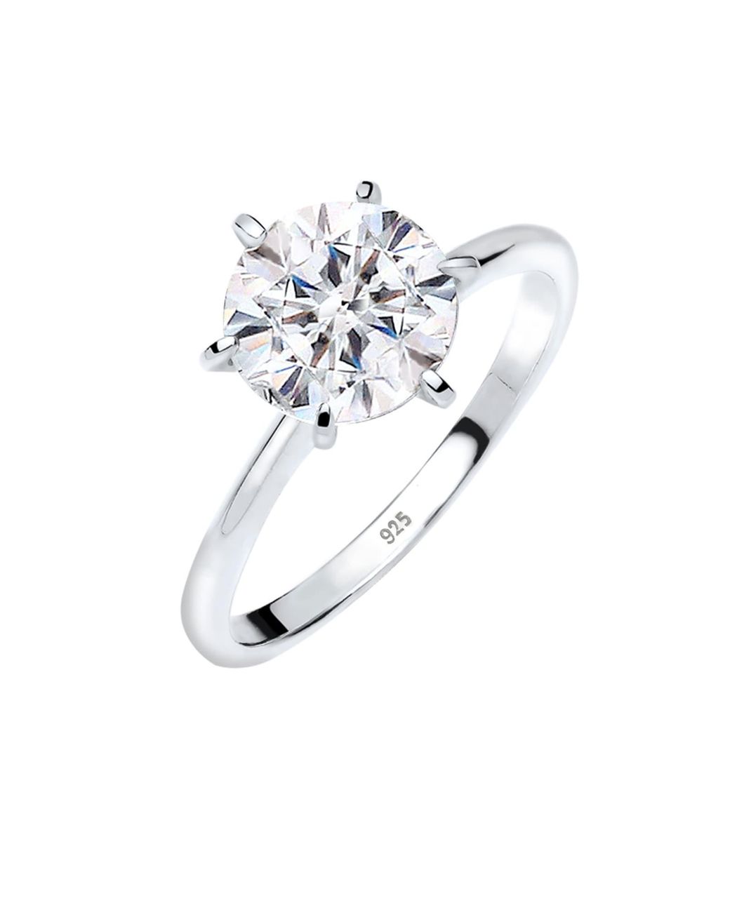 Elli Jewelry White Ring Kristall