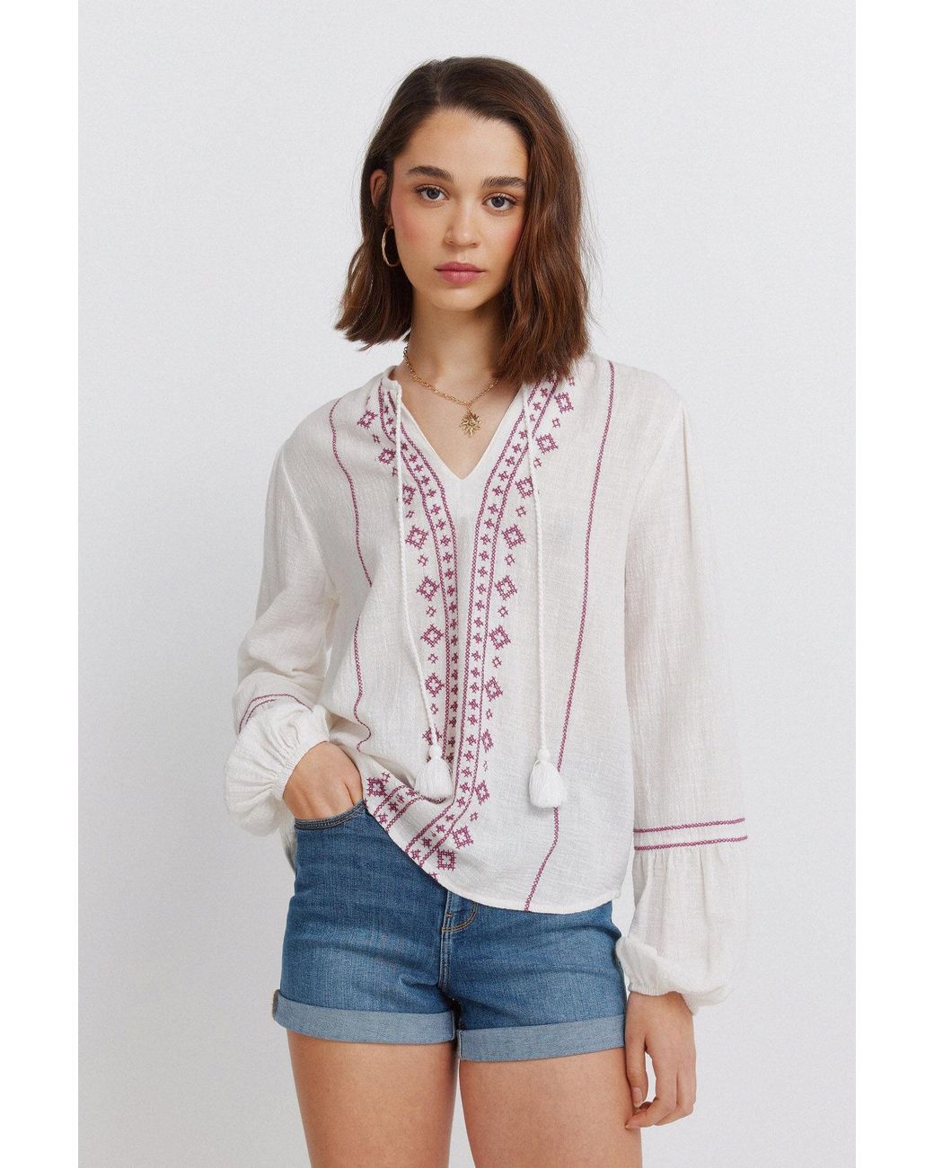 Springfield White Bluse