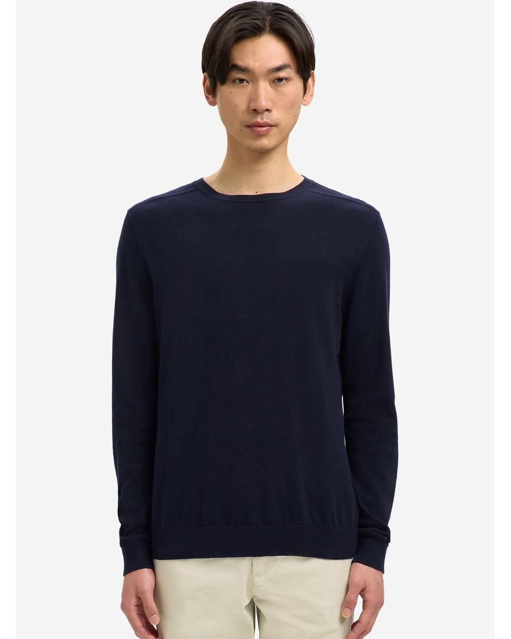 SELECTED Pullover Berg in Blue für Herren
