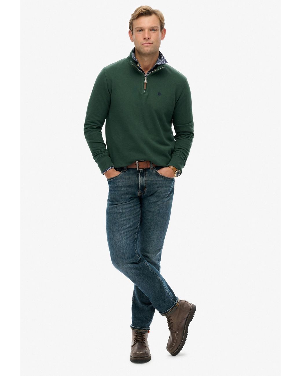 Superdry & Co Pullover in Green für Herren