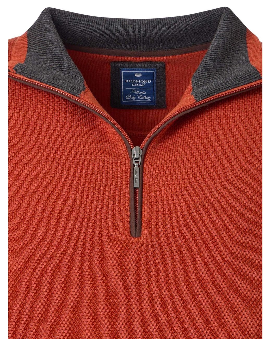 Redmond Pullover Basic in Red für Herren