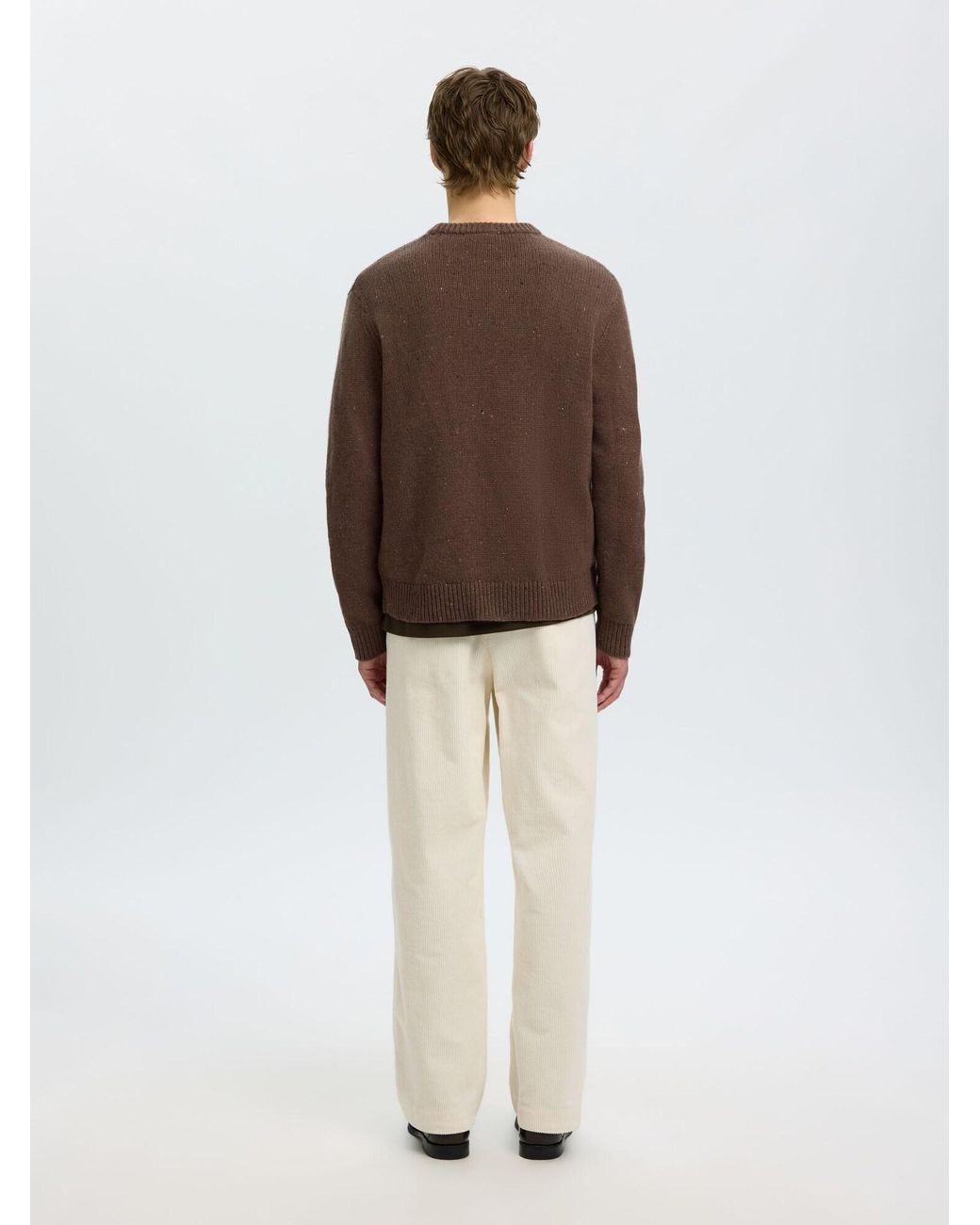SELECTED Pullover Slhcody in Brown für Herren