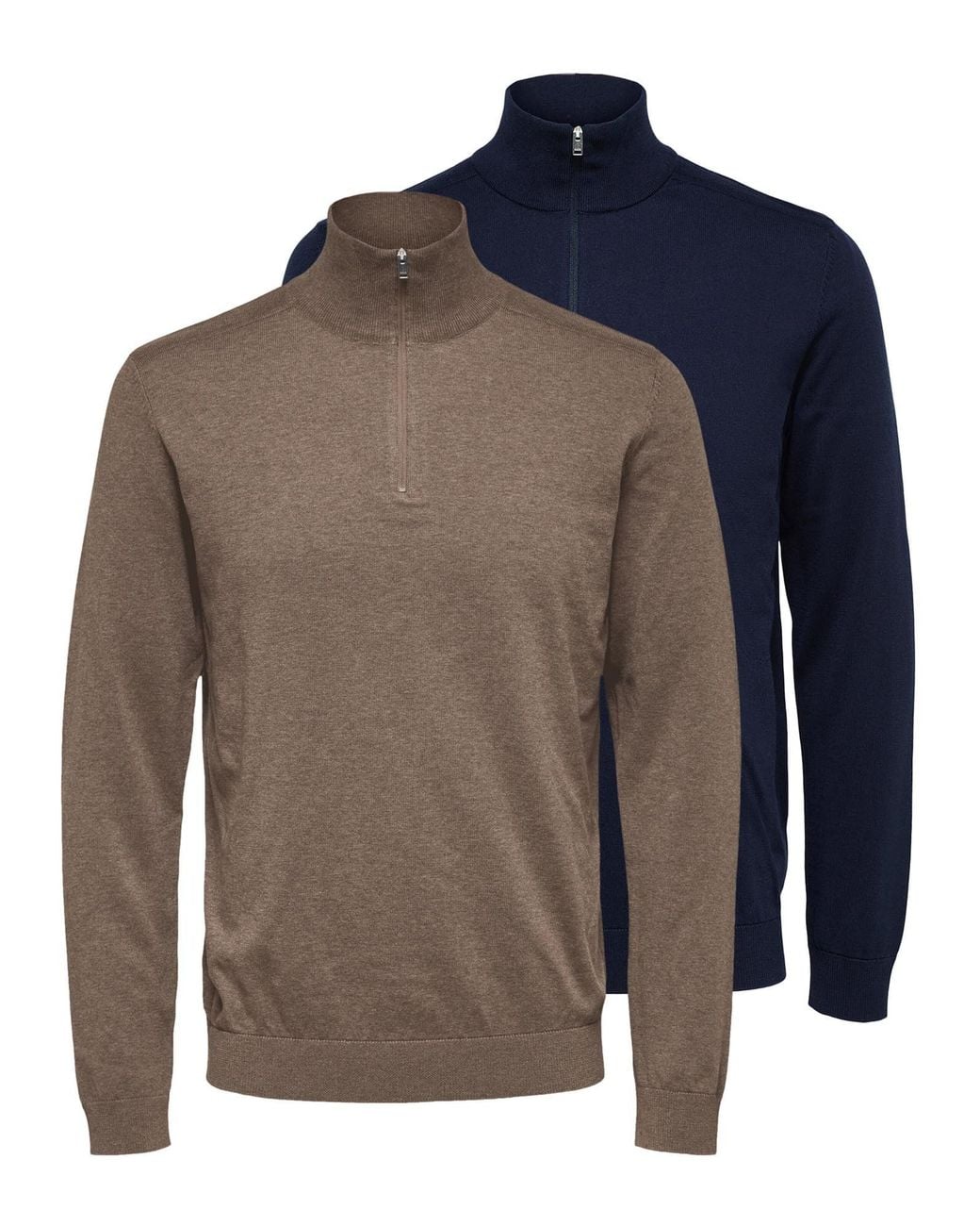 SELECTED Pullover Berg in Blue für Herren