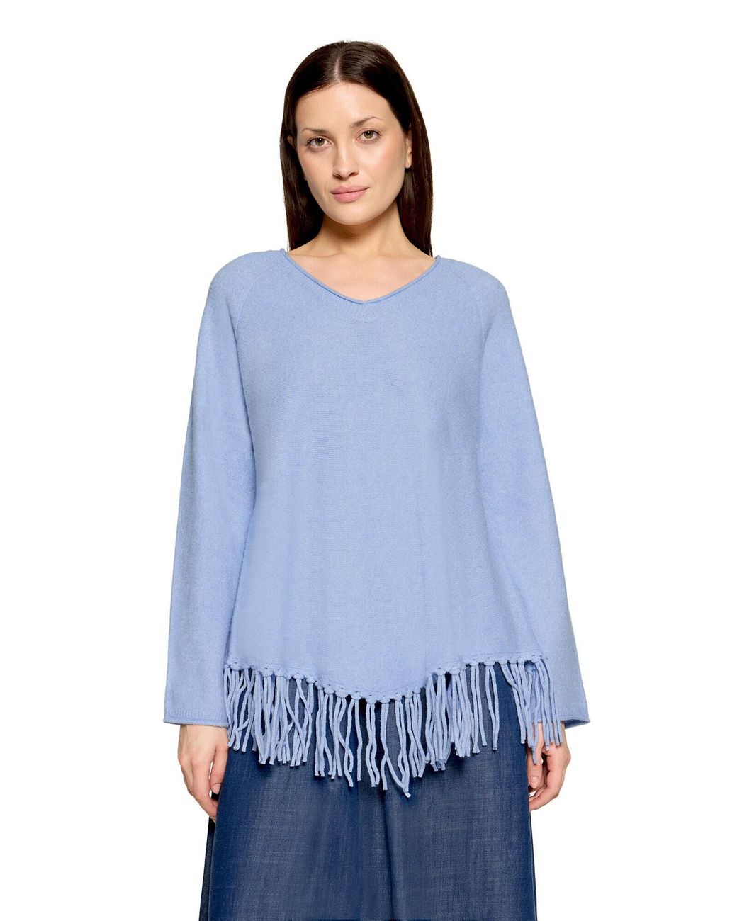 Cartoon Blue Pullover