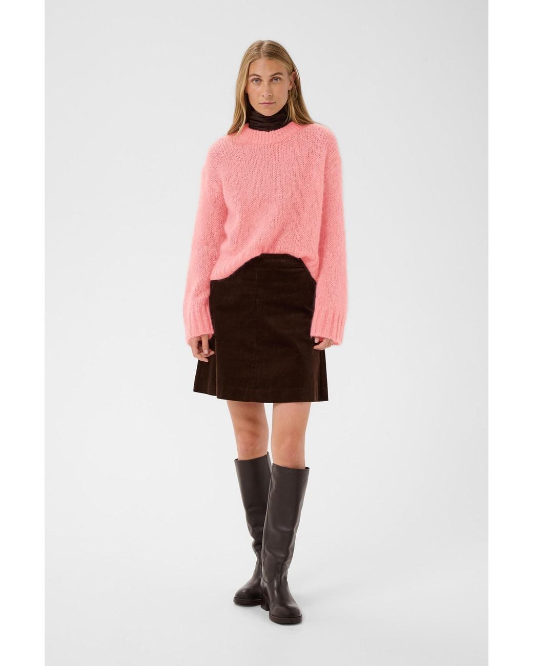 Part Two Pink Pullover Sille