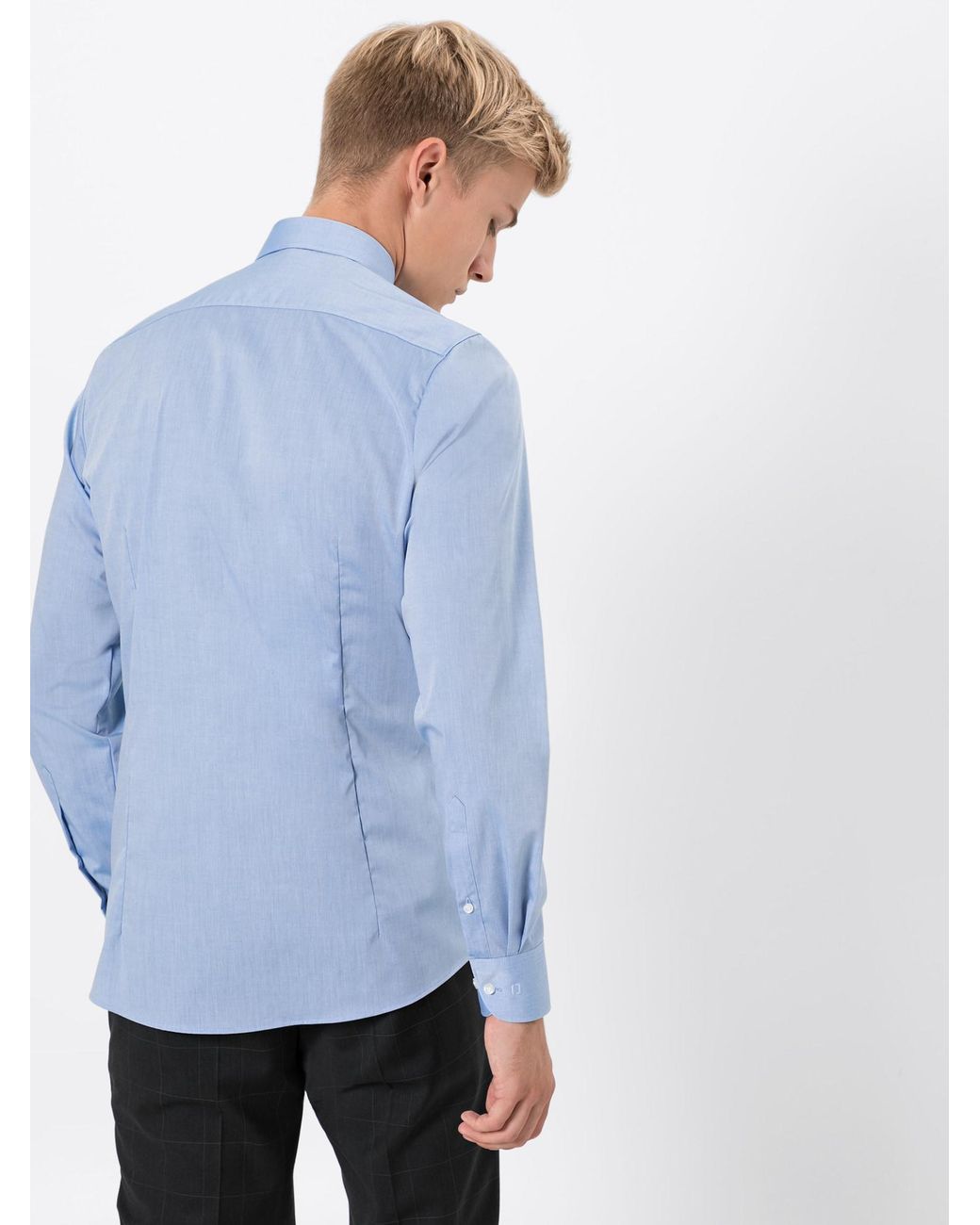 Olymp Hemd Level 5 in Blue für Herren