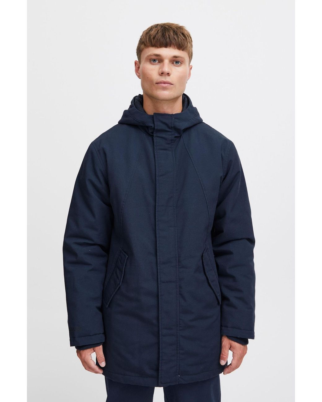 Solid Parka Elan Fall in Blue für Herren