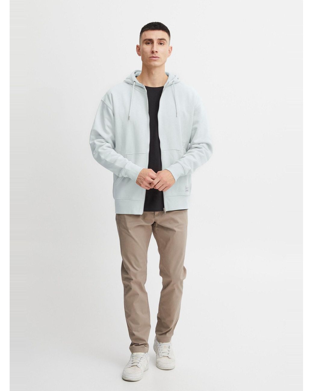 Solid Sweatjacke Lenz in Blue für Herren