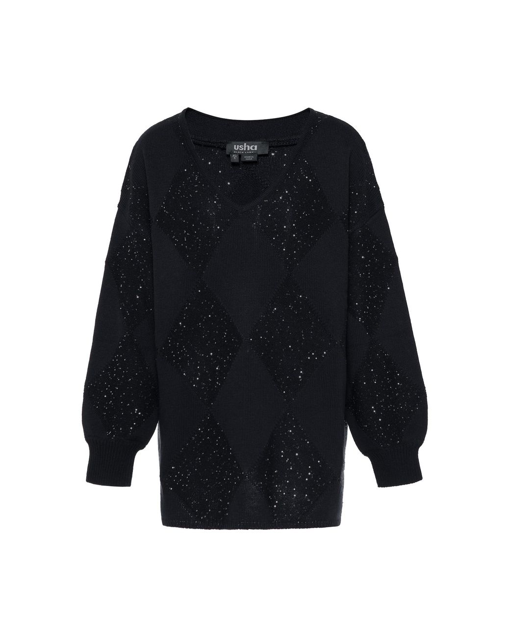 usha BLACK LABEL Blue Pullover