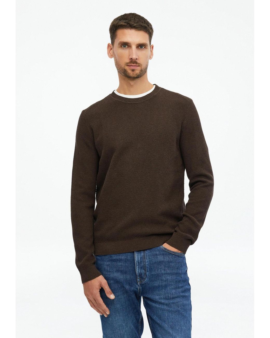 S.oliver Pullover in Brown für Herren