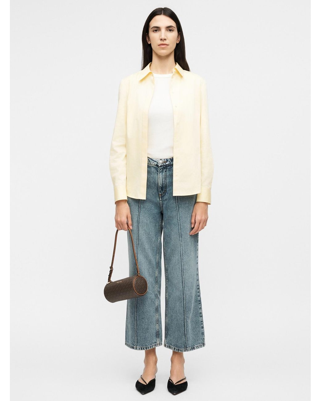 MICHAEL Michael Kors White Tasche Barrel