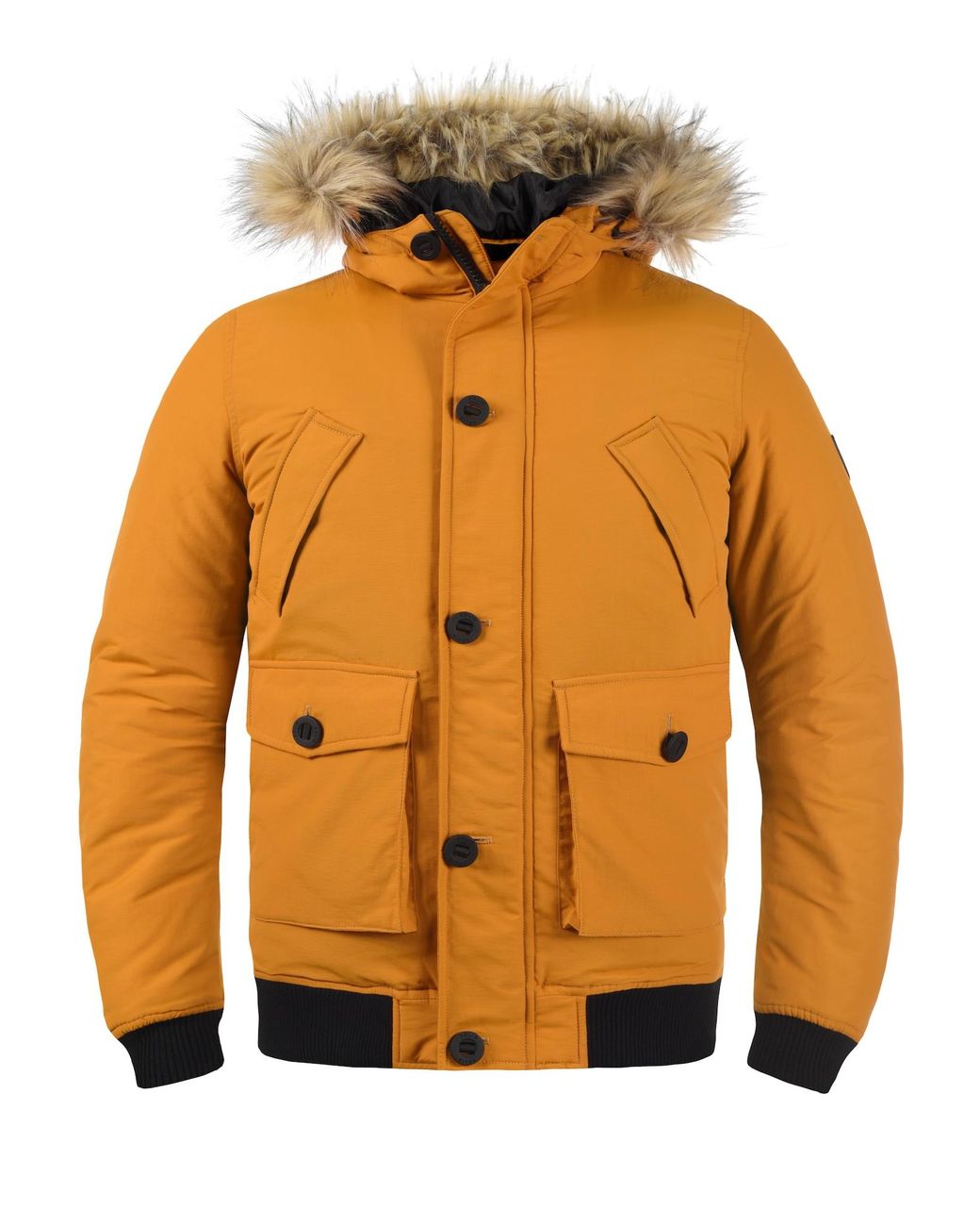 Solid Winterjacke 'frio' in Orange für Herren