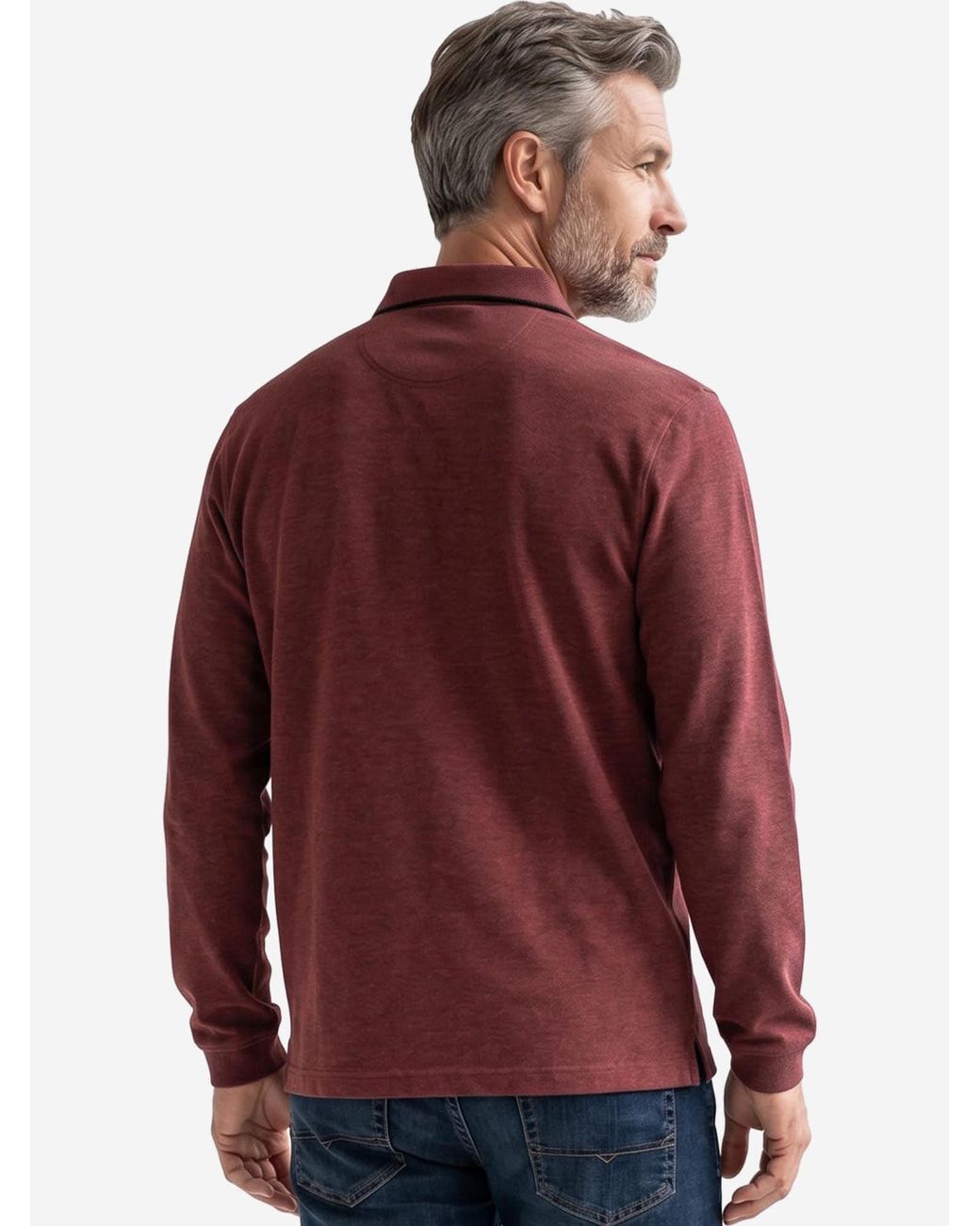 CASA MODA Shirt Basic in Red für Herren