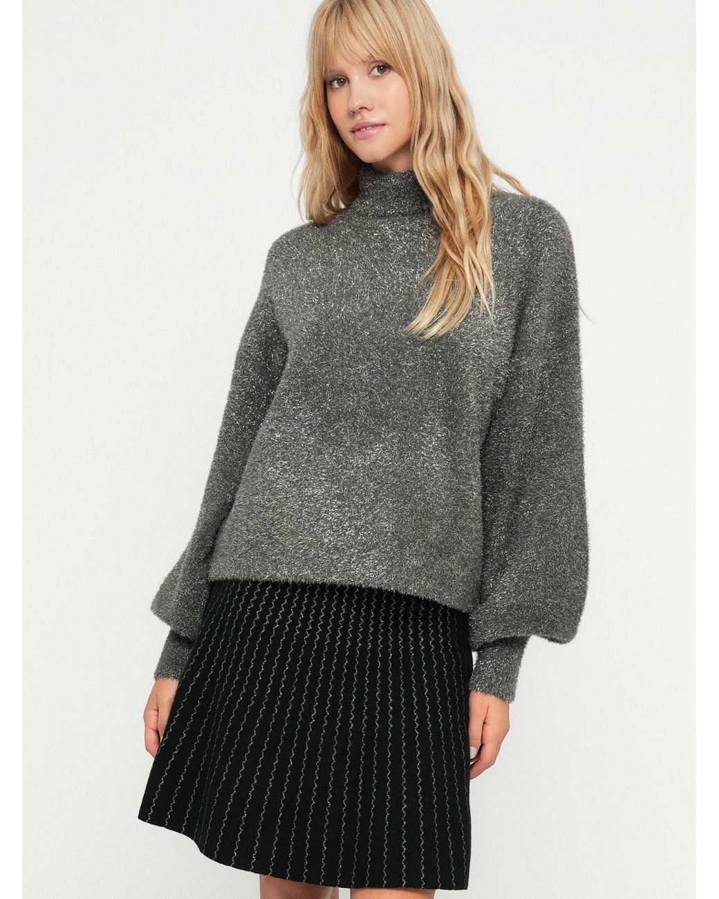 Y.A.S Gray Pullover Listra