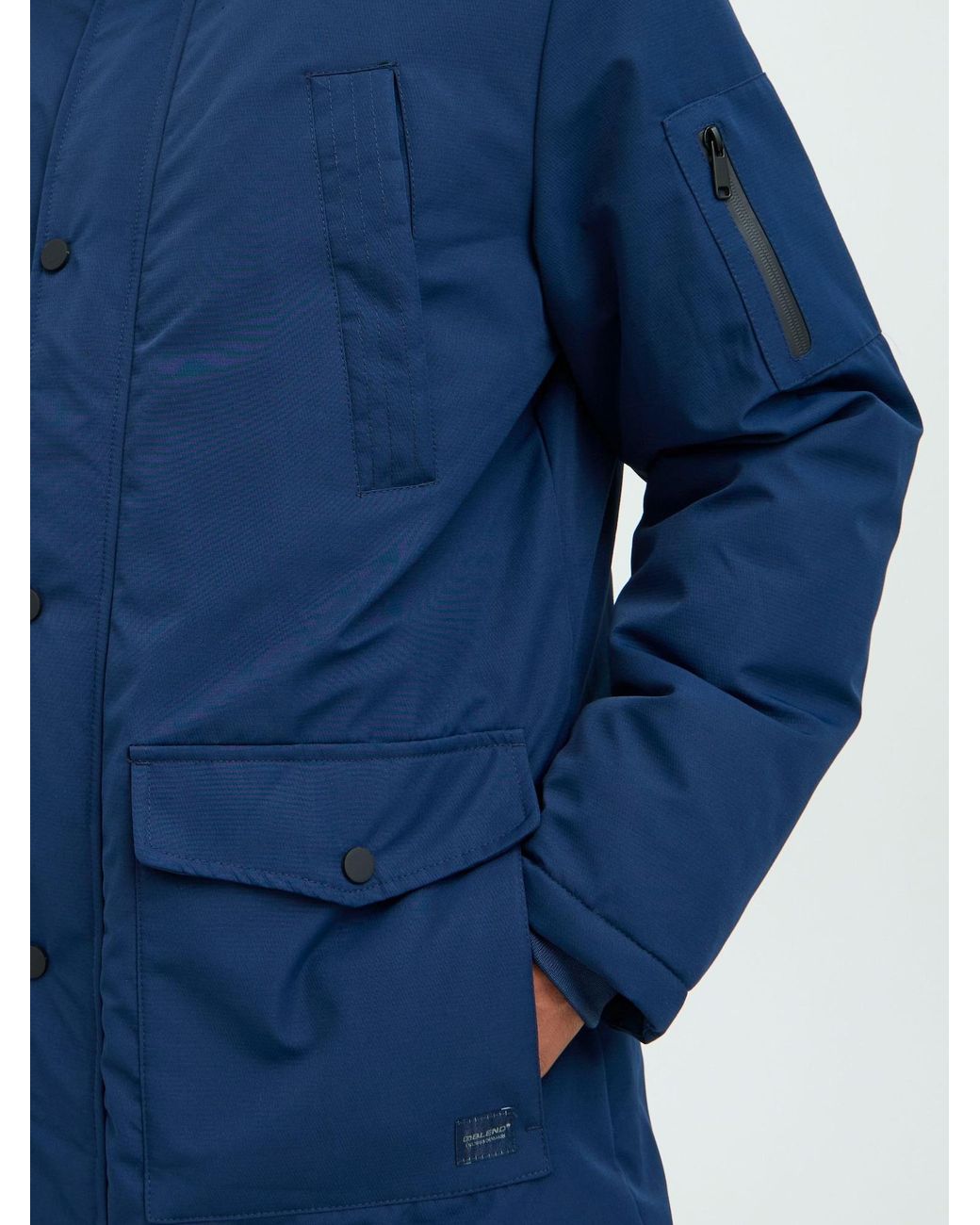 Blend Parka in Blue für Herren