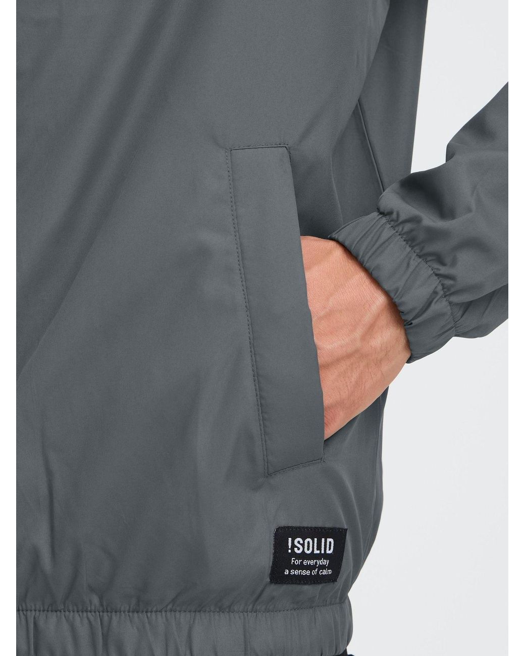 Solid Übergangsjacke Franno in Gray für Herren