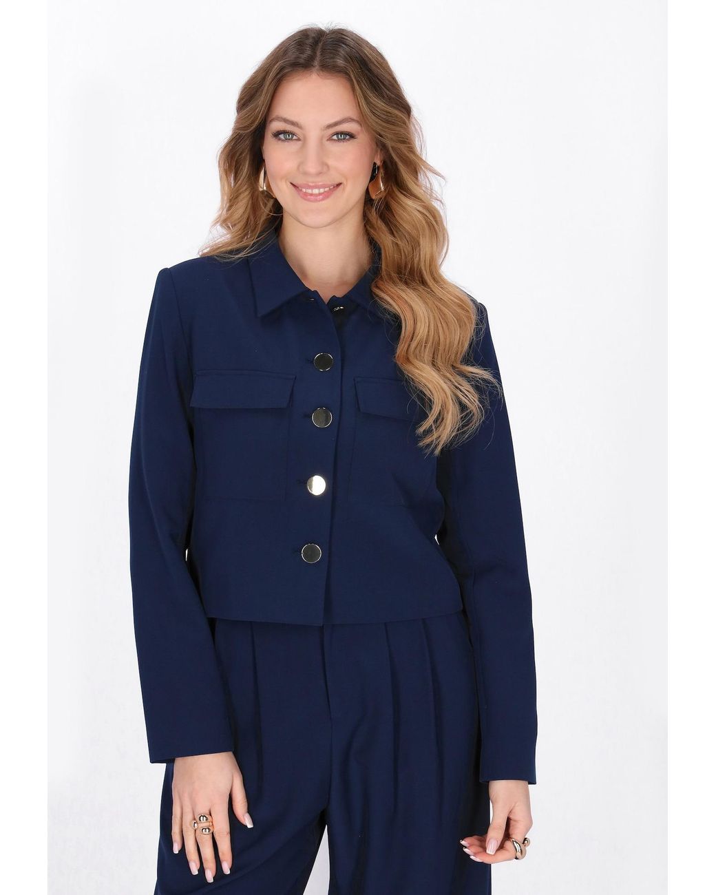 faina Blue Blazer