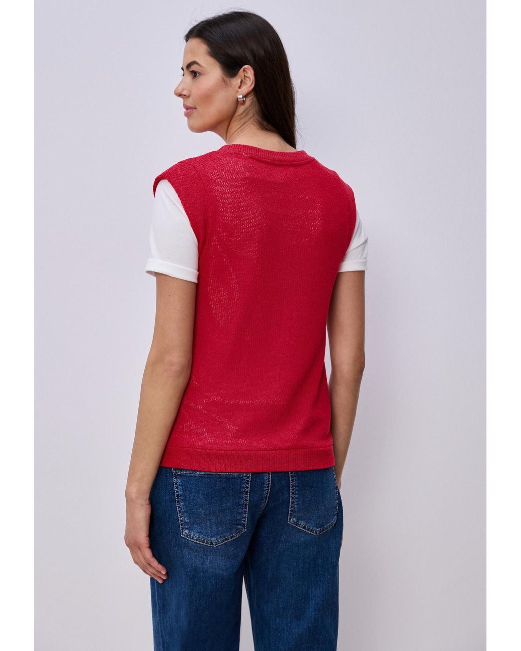 Street One Red Pullover
