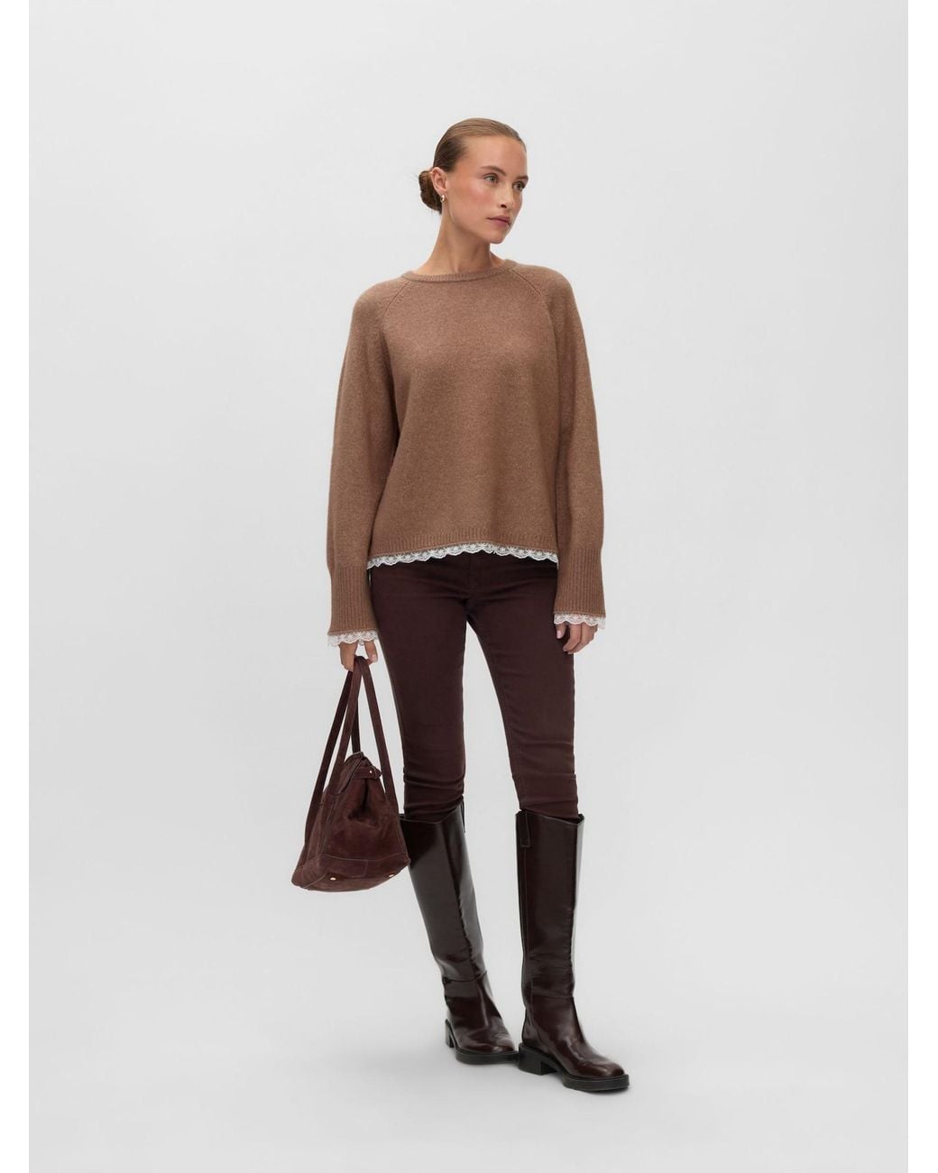 Vero Moda Brown Pullover