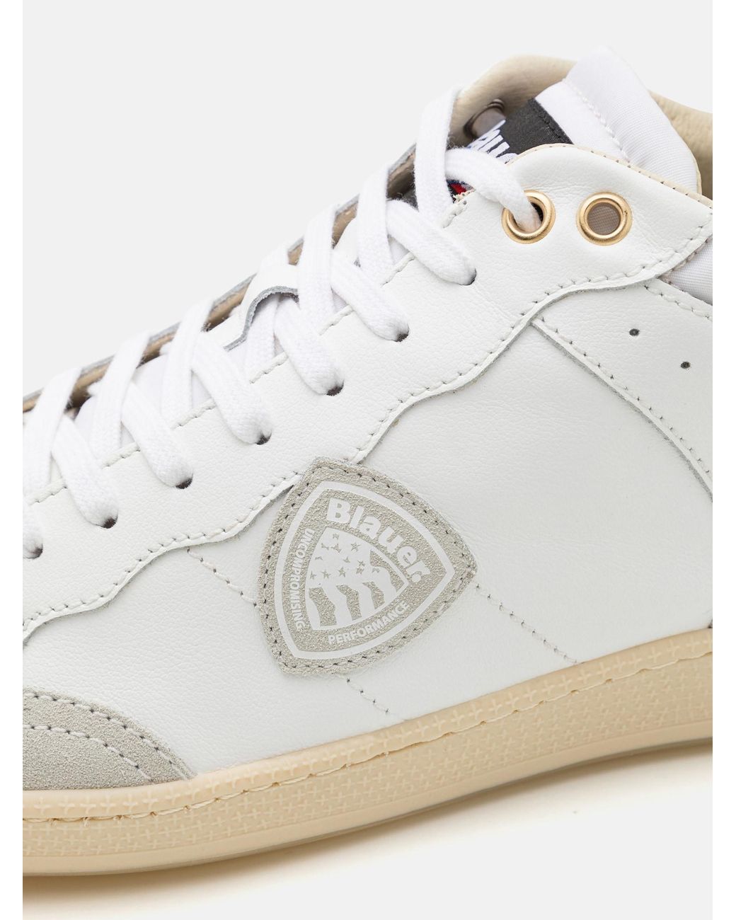 Blauer Sneaker in White für Herren